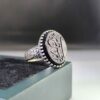 Black agate ring with Amiri Hossein and Naem al-Amir motifs